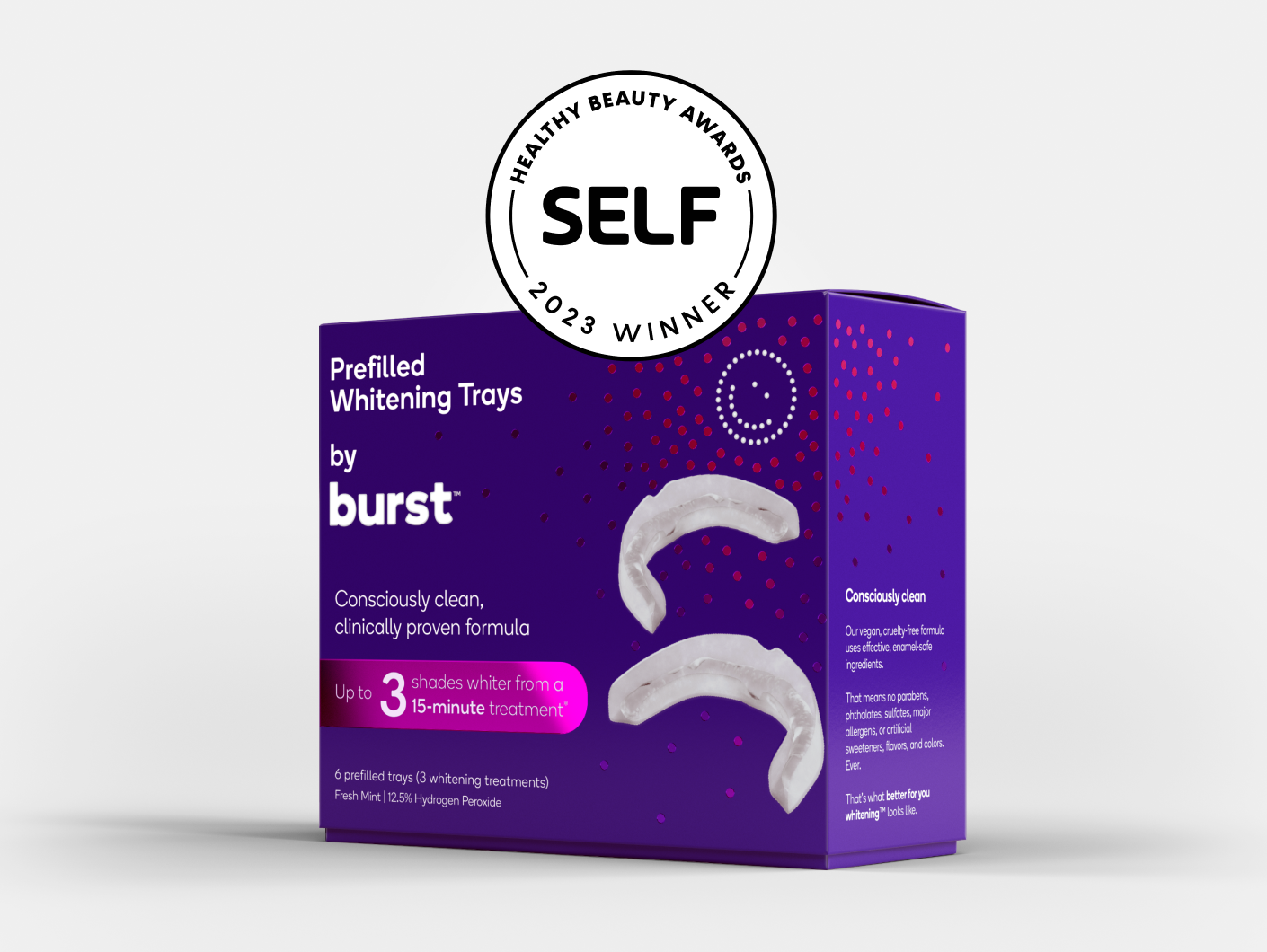 Prefilled Whitening Trays BURST Oral Care