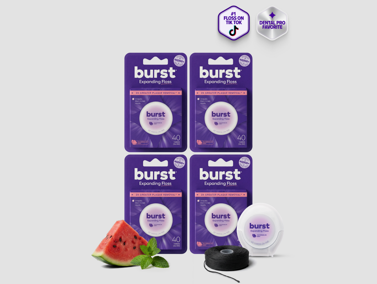Watermelon Mint Expanding Floss 4 Pack