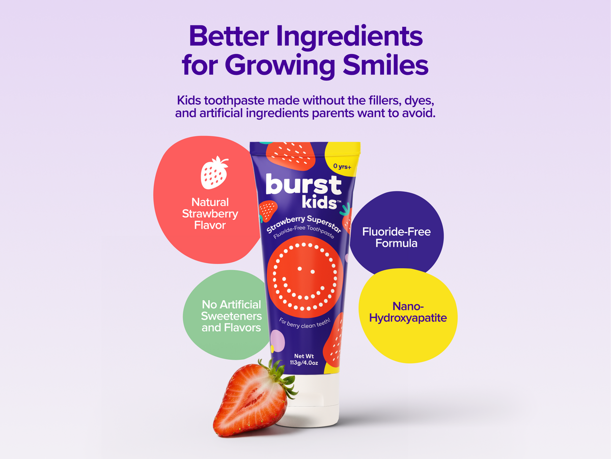 Strawberry Superstar Kids Toothpaste