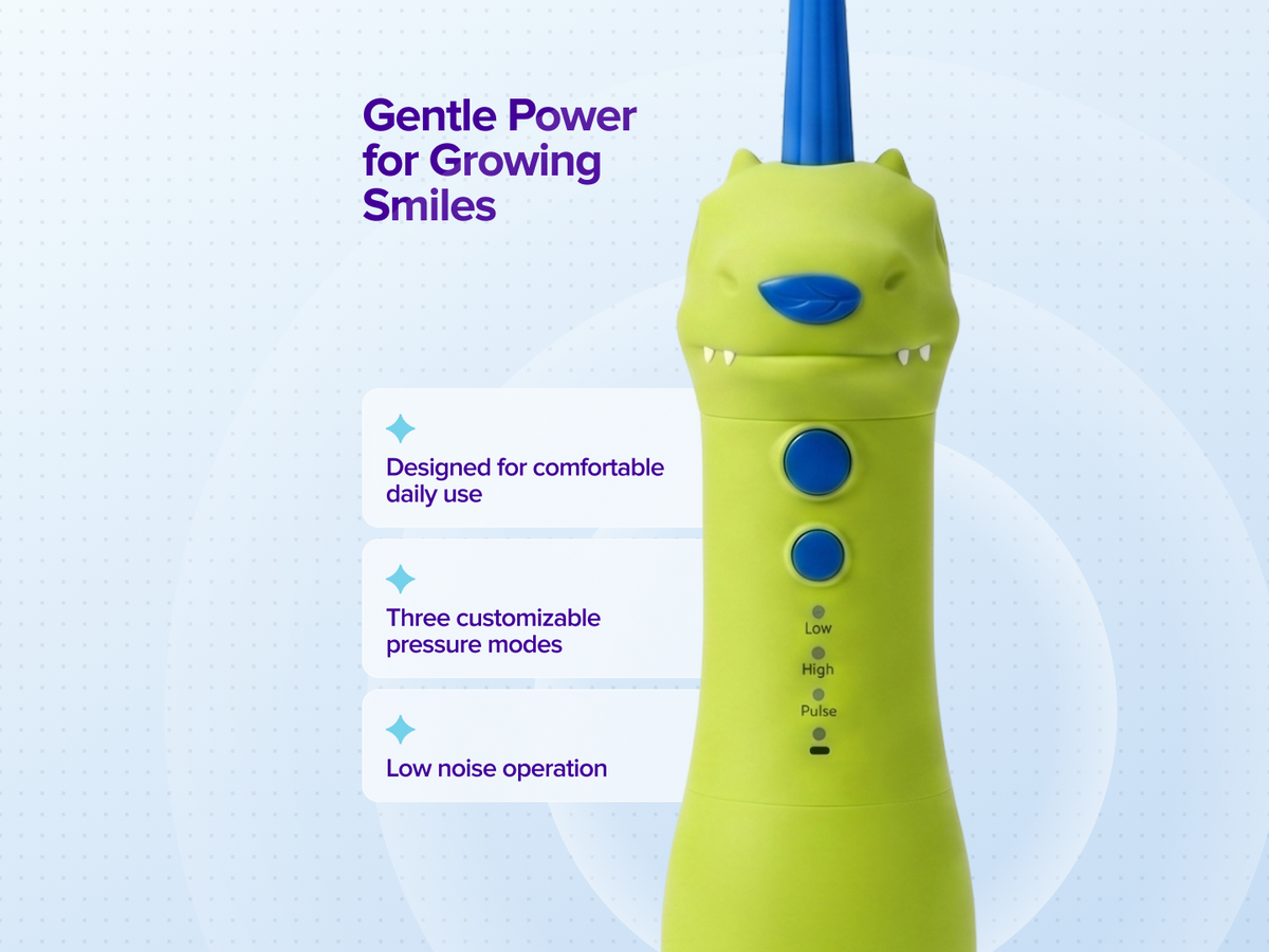 Color: Dinosaur; Kids Water Flosser