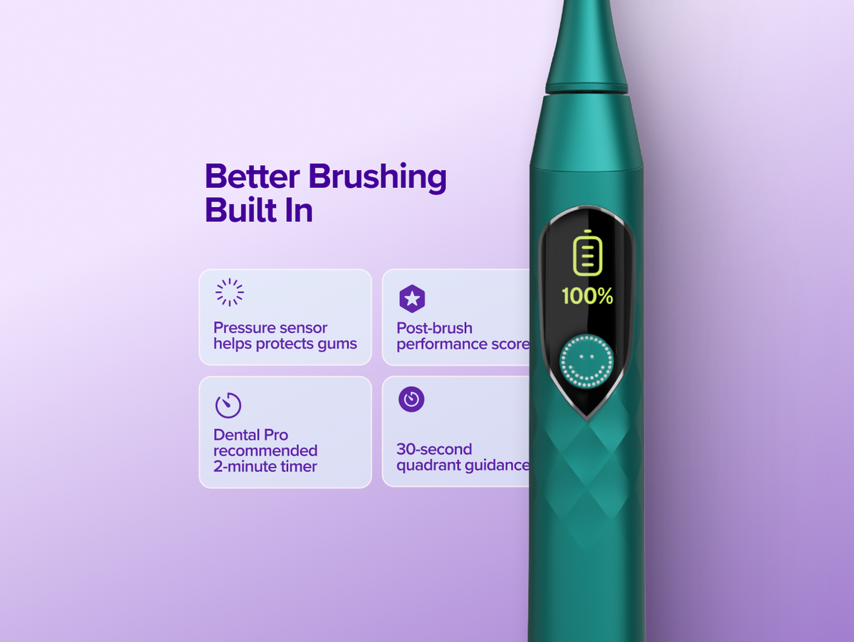 Color: Marine Teal; Sonic Toothbrush