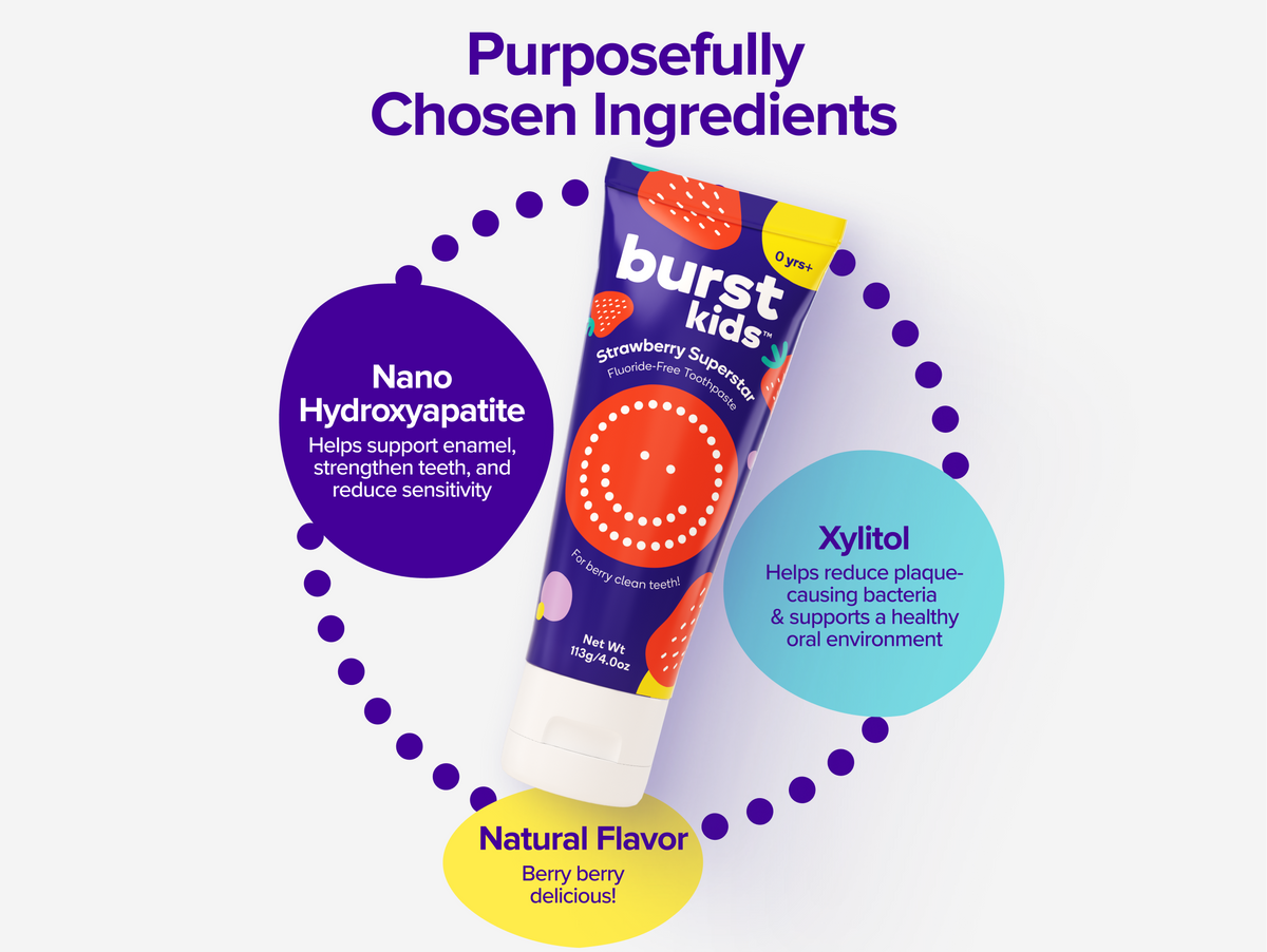 Strawberry Superstar Kids Toothpaste 2 pack