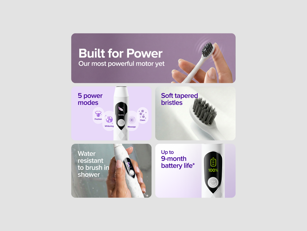 Color: White; Sonic Toothbrush