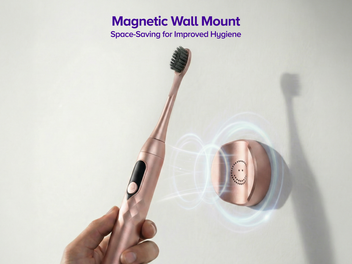 Color: Rose Gold; Sonic Toothbrush