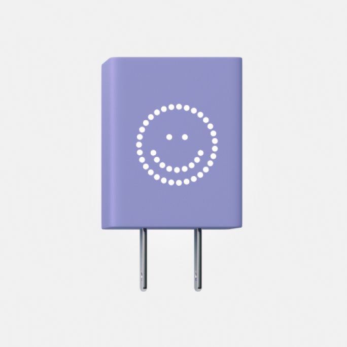 Wall Adapter Plug, Lavender