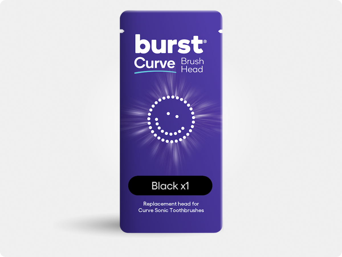 Color: Black; replacement toothbrush heads