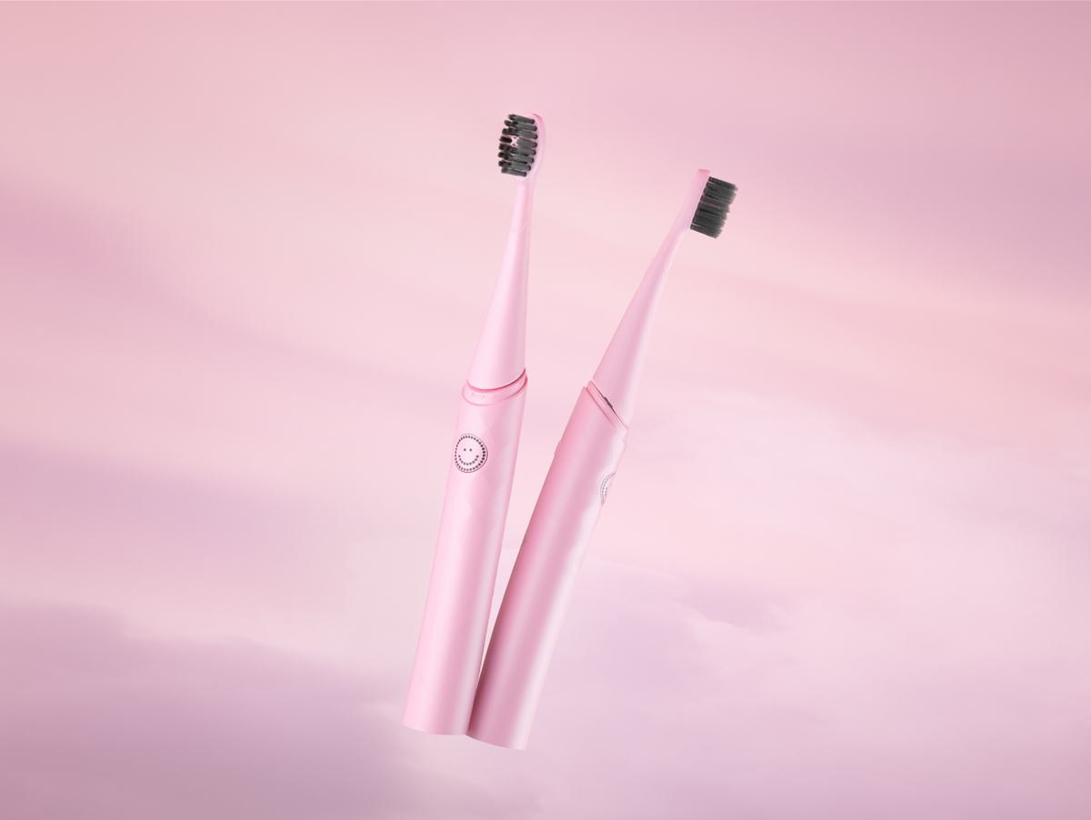 Color: Blush Pink; Travel Toothbrush