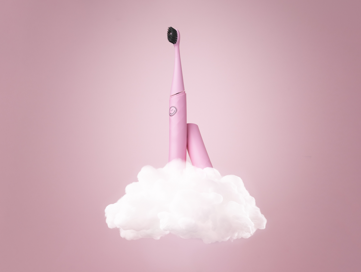 Color: Blush Pink; Travel Toothbrush
