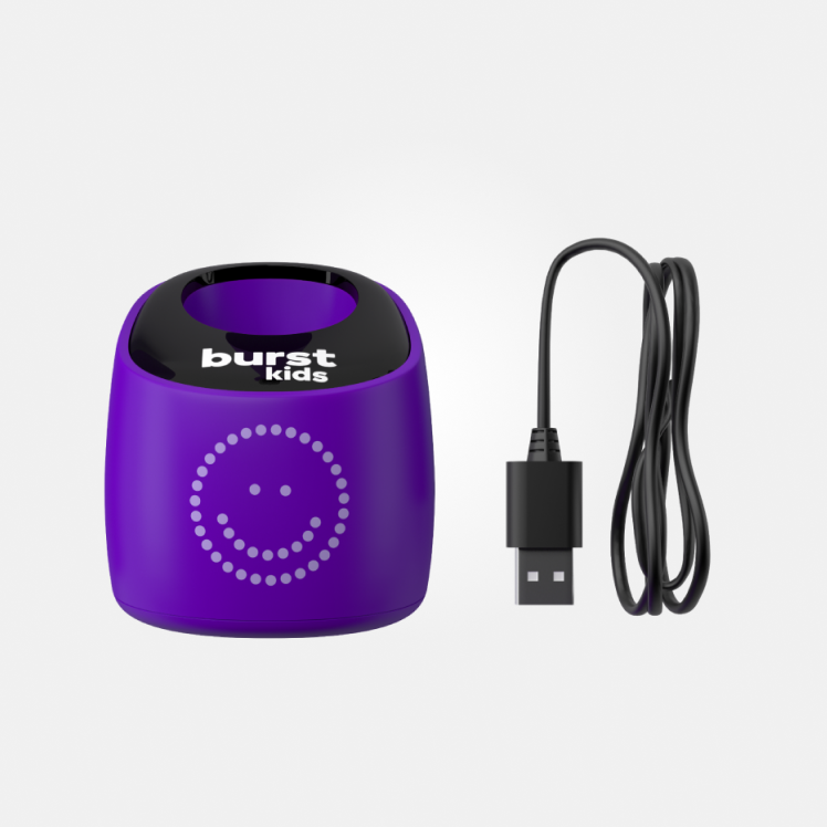 Color : Purple; Kids Brush Charging Base