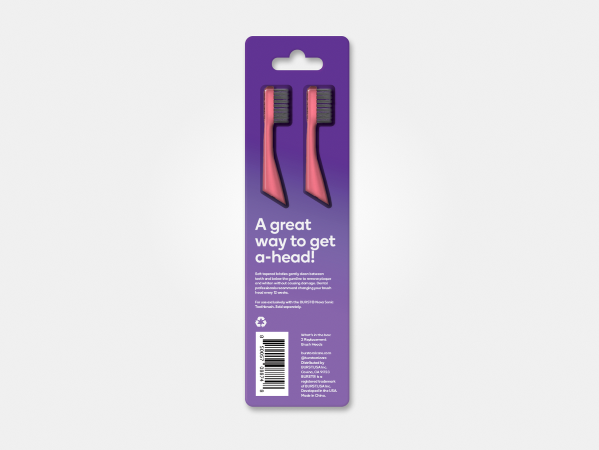replacement toothbrush heads, Coral Crush