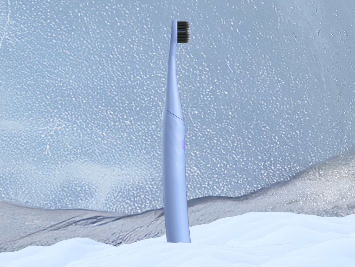Color: Frost; Travel Toothbrush