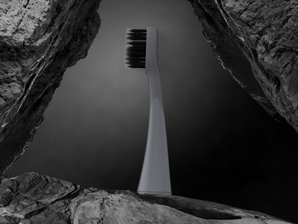 Color: Graphite; replacement toothbrush heads