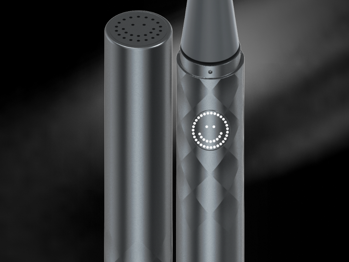 Color: Graphite; Travel Toothbrush