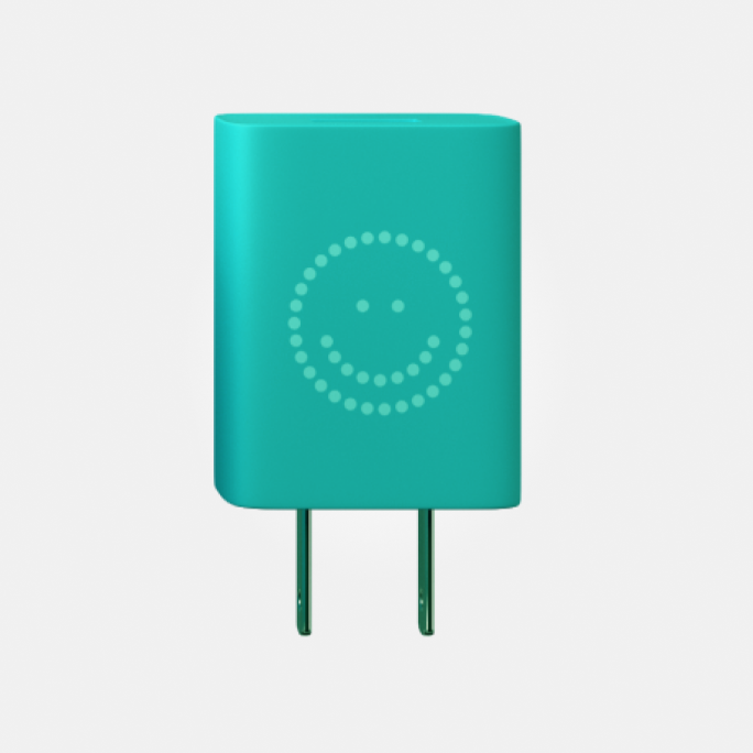 Kids Wall Adapter Plug, Seafoam