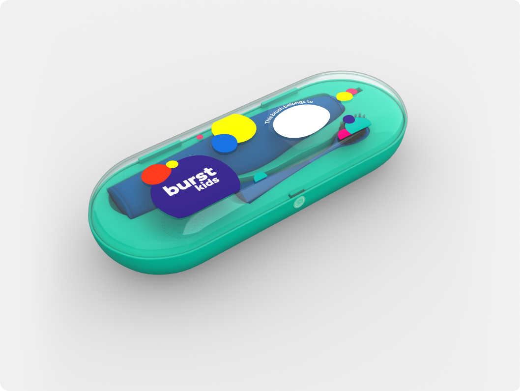 kids toothbrush travel case