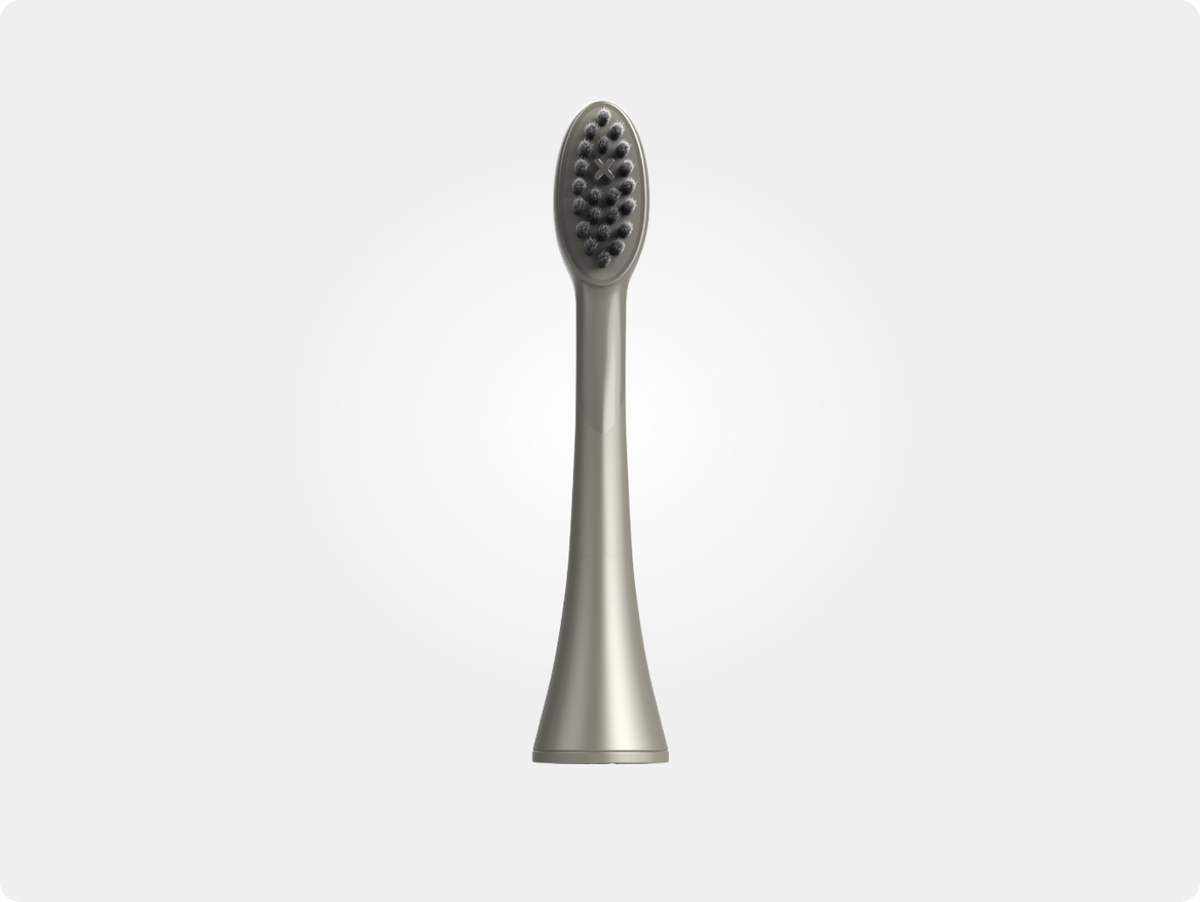 Pro Brush Head Refill, Platinum Silver
