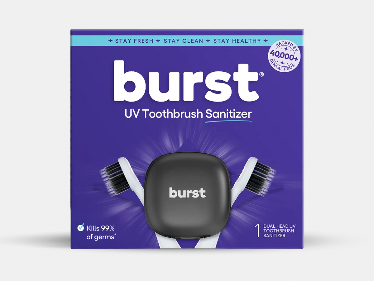 Color: Black; toothbrush sanitizer
