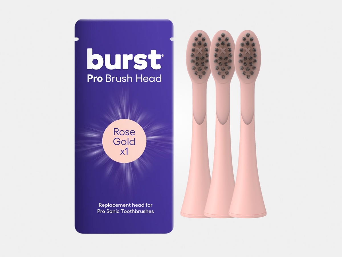 replacement toothbrush heads, Rose Gold