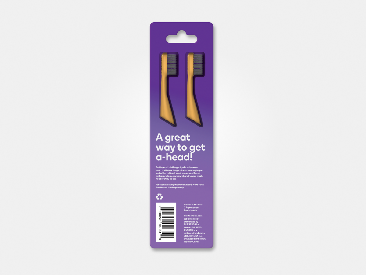 replacement toothbrush heads, 24 Carrots