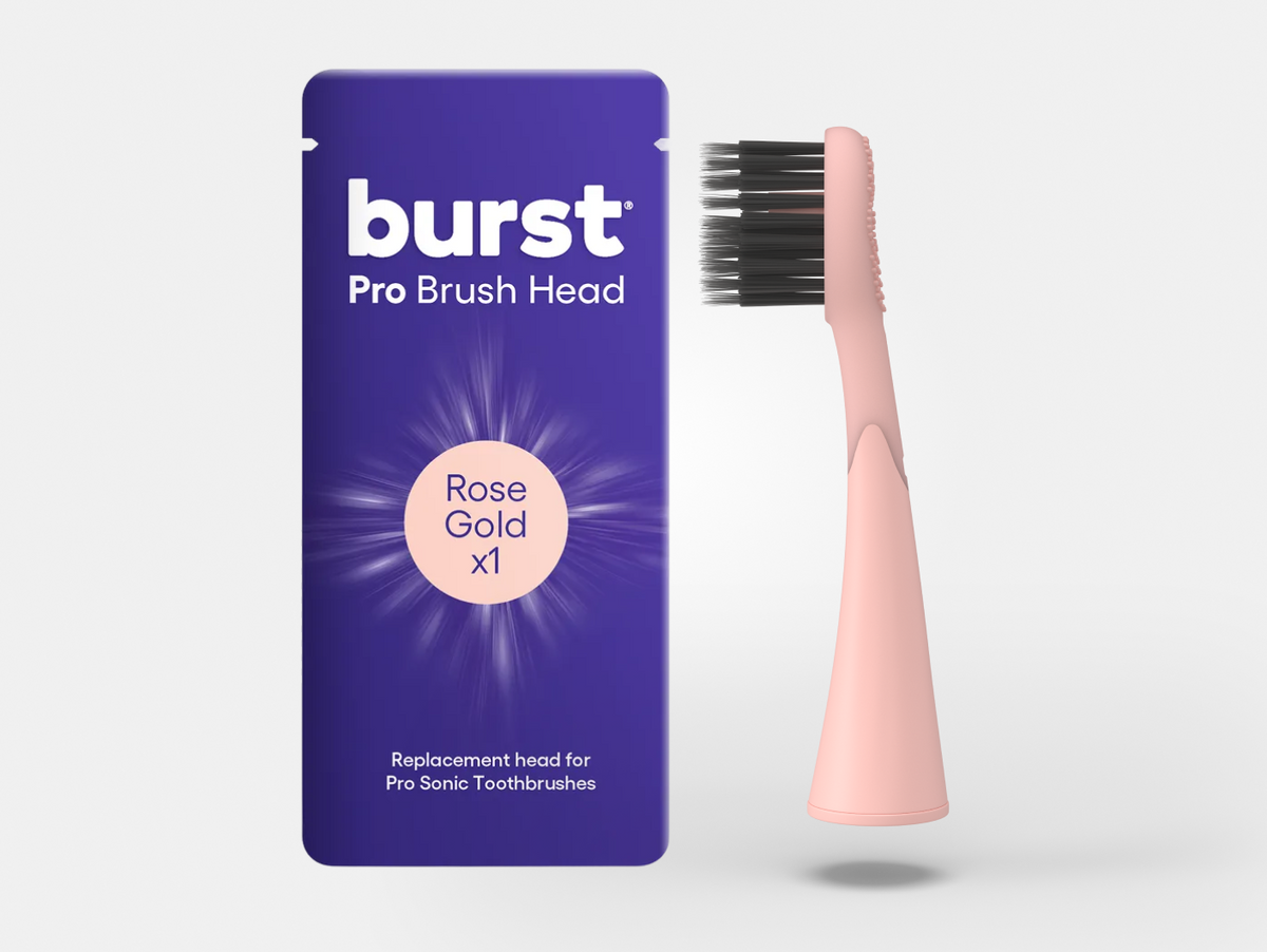 Color: Rose Gold; replacement toothbrush heads;hero:sub