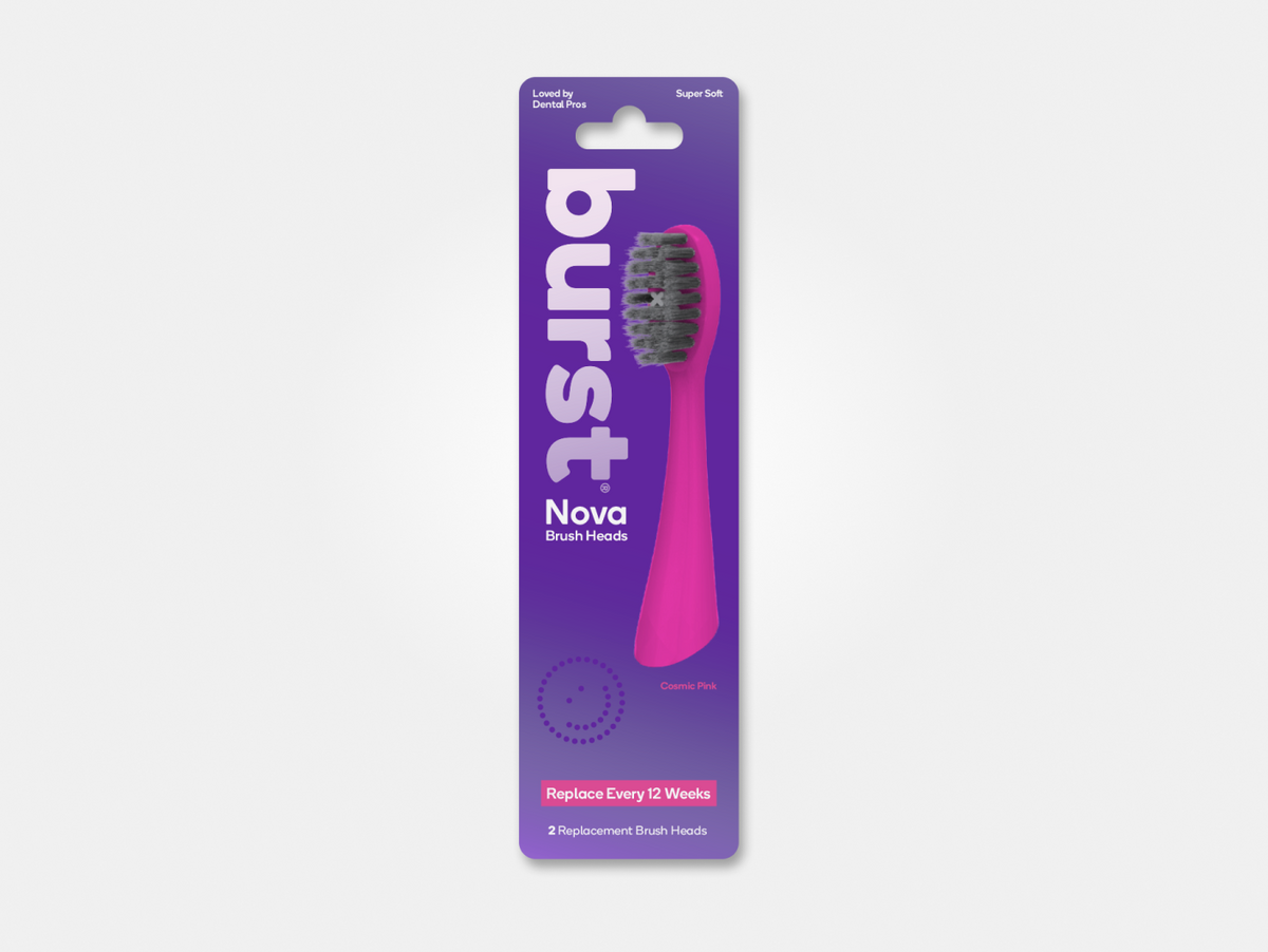 replacement toothbrush heads, Cosmic Pink