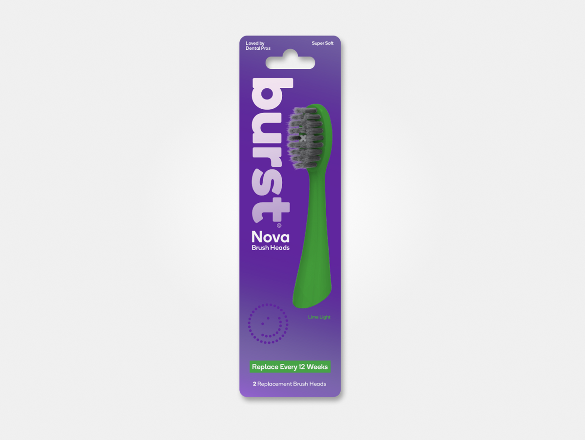 replacement toothbrush heads, Lime Light