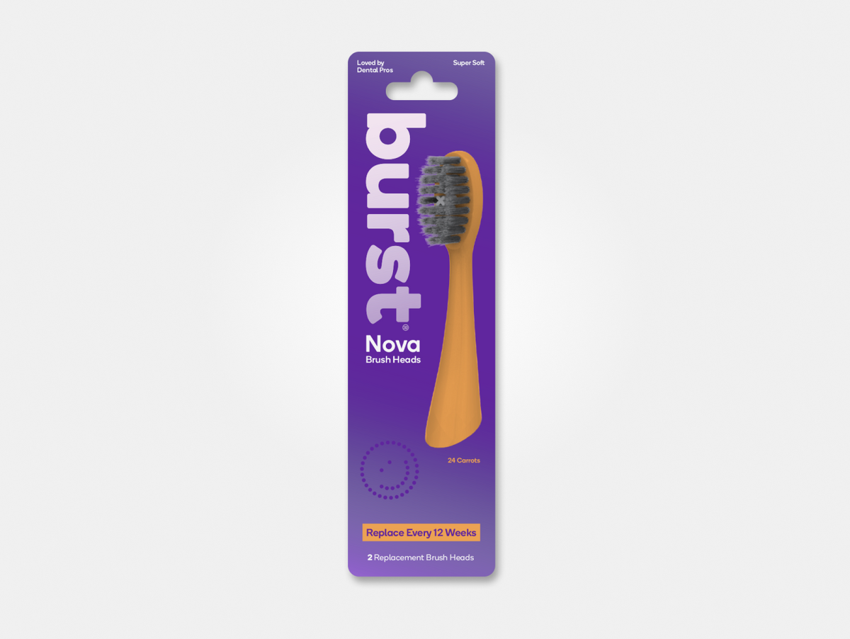 replacement toothbrush heads, 24 Carrots