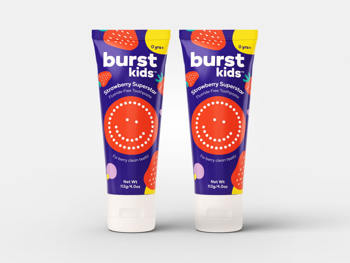 Strawberry Superstar Kids Toothpaste 2 pack