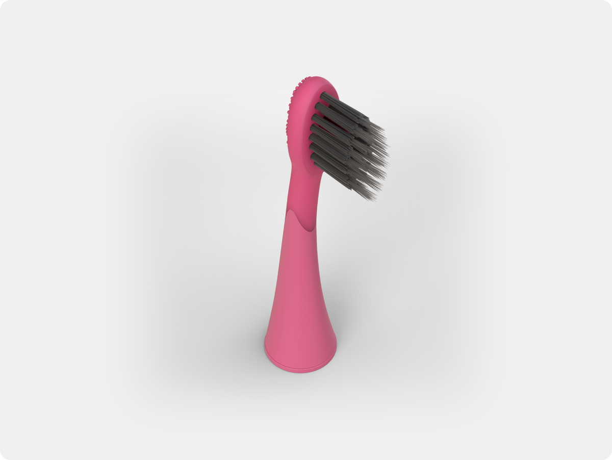 Color: Berry; Replacement toothbrush heads