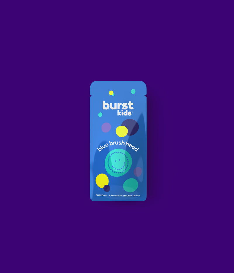 Color: Blue; kids replacement toothbrush heads