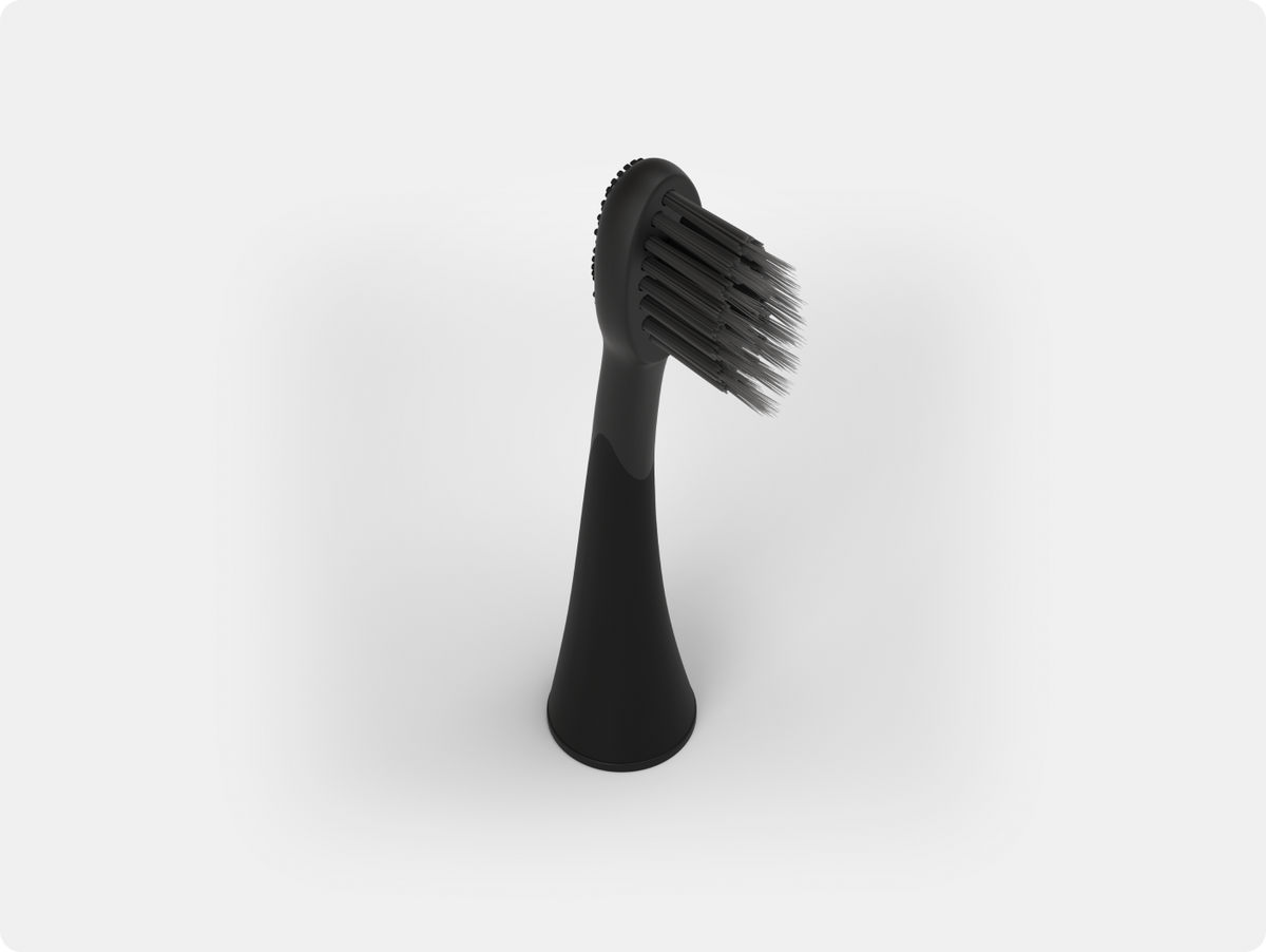 Color: Black; replacement toothbrush heads;hero:onetime