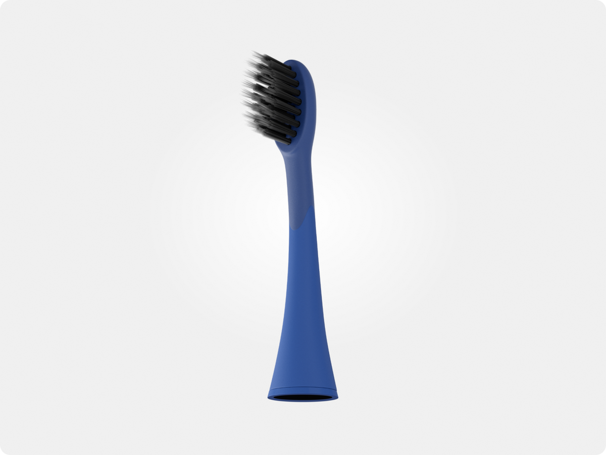 Color: Cobalt Blue; replacement toothbrush heads